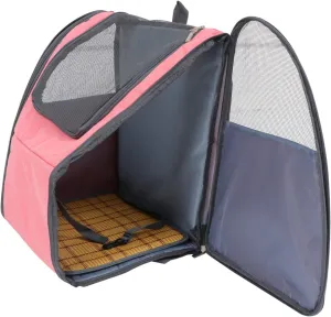 Foldable Cat Backpack Carrier Ventilated Pet Travel Backpack for Cats and Dogs Pet Backpack with Storage Bag for Cat Simple Cat Handbag Collapsible Design for Easy
