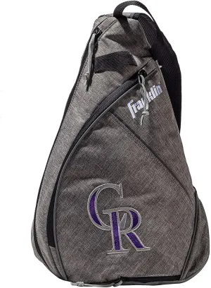 Franklin Sports MLB Team Licensed Crossbody Slingbak Baseball Shoulder Bag for Men & Women