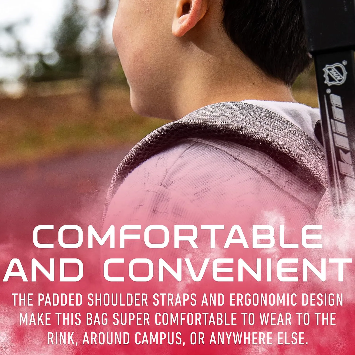 Franklin Sports Street Pack Backpack - Official NHL Hockey Equipment Bags - Authentic Logos and Color