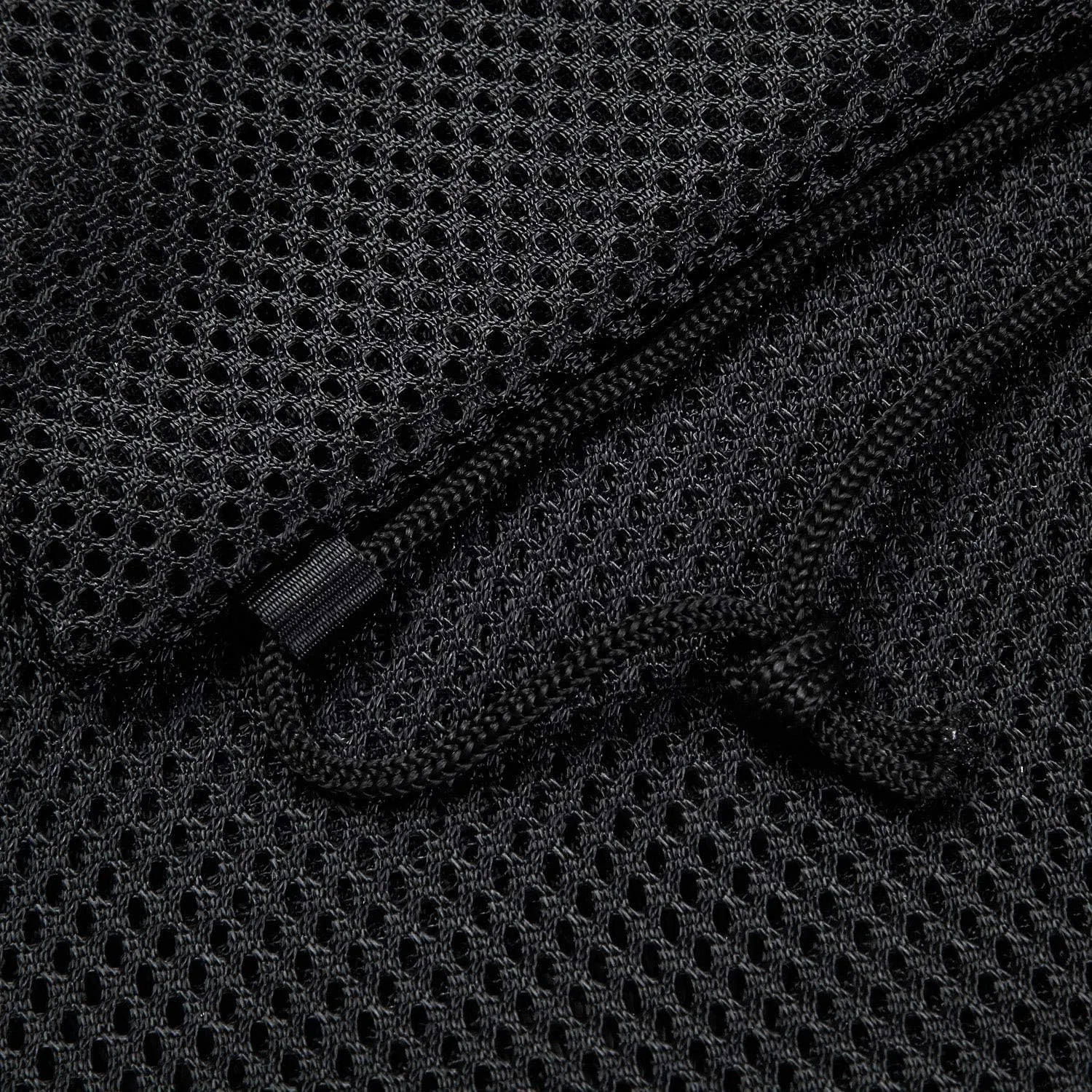 Frienda Mesh Drawstring Backpack Bag Multifunction Mesh Bag for Swimming, Gym, Clothes (Black) One piece