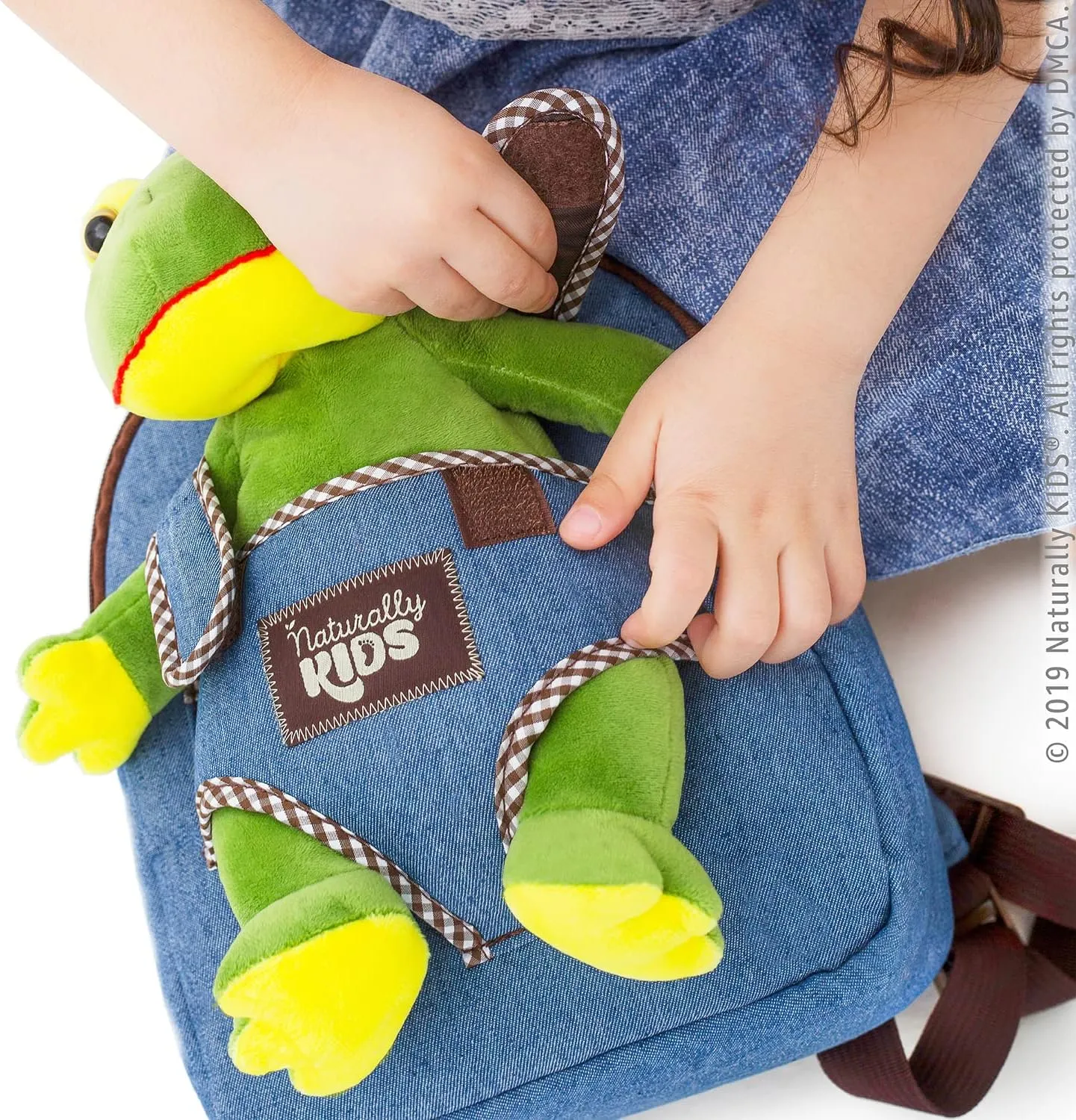 Frog Backpack, Frog Toys for Kids 3-5, Toddler Stuffed Animal Gifts for 2 3 4 5 Year Old Girl Boy