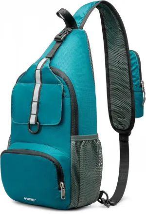 G4Free Packable Sling Backpack, Small Crossbody Sling Bag Travel Hiking Daypack Casual Foldable Shoulder Chest Bag