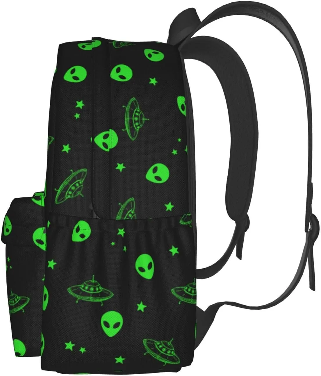 Galaxy Alien Backpack Bookbag Laptop Backpacks Multipurpose Daypack for Boys Girls School Men Women Travel Hiking