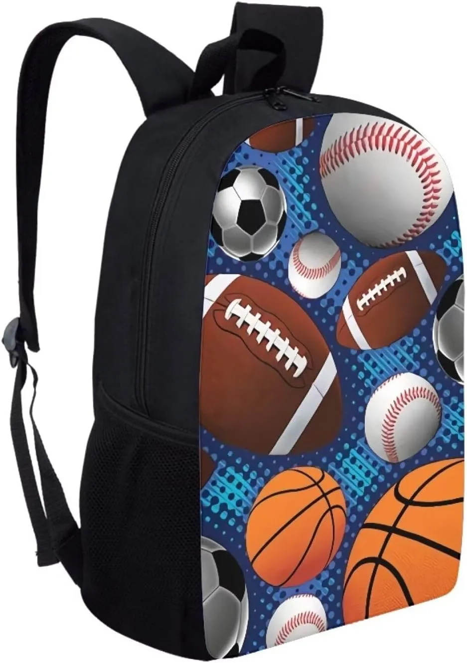 Galaxy Wolf Print Kids Primary School Backpack Animal Wolf Girls Boys Elementary Students Bookbag with Insulated Lunch Box Pencil Case