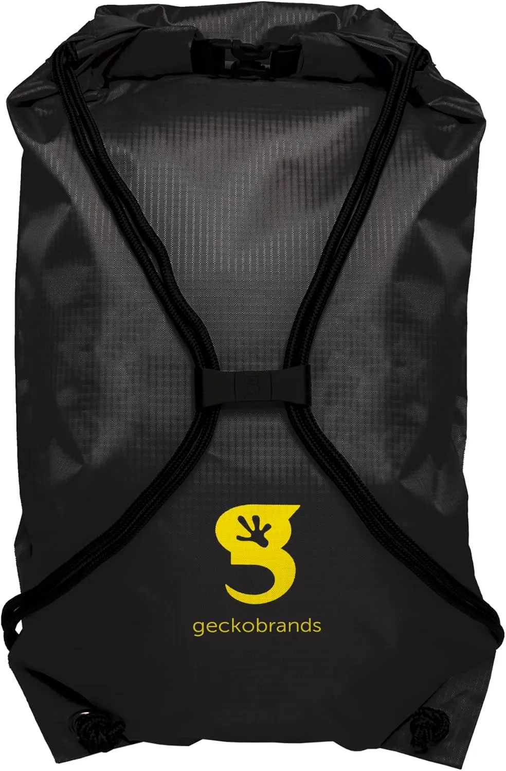 geckobrands 10L Drawstring Travel Backpack – Waterproof, Lightweight Dry Bag for Beach, Hiking, and Light Water Activities