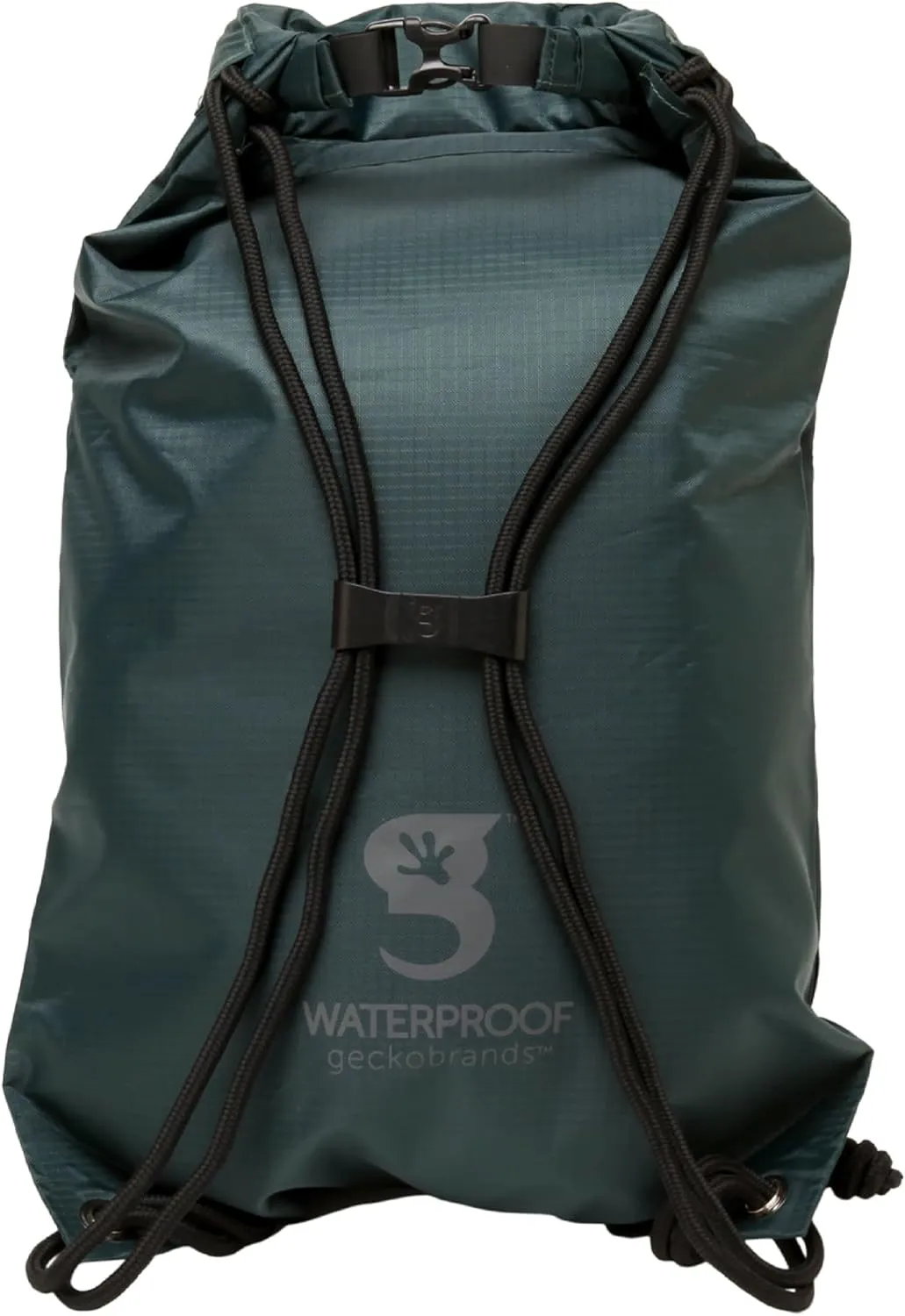 geckobrands 10L Drawstring Travel Backpack – Waterproof, Lightweight Dry Bag for Beach, Hiking, and Light Water Activities
