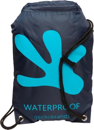 geckobrands 10L Drawstring Travel Backpack – Waterproof, Lightweight Dry Bag for Beach, Hiking, and Light Water Activities