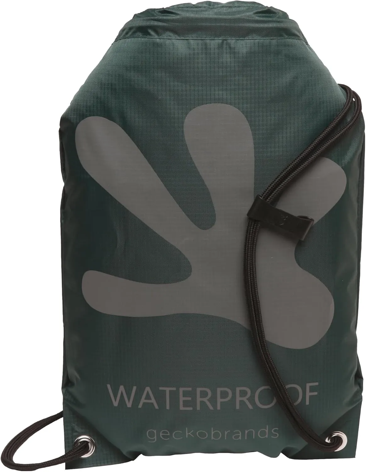 geckobrands 10L Drawstring Travel Backpack – Waterproof, Lightweight Dry Bag for Beach, Hiking, and Light Water Activities