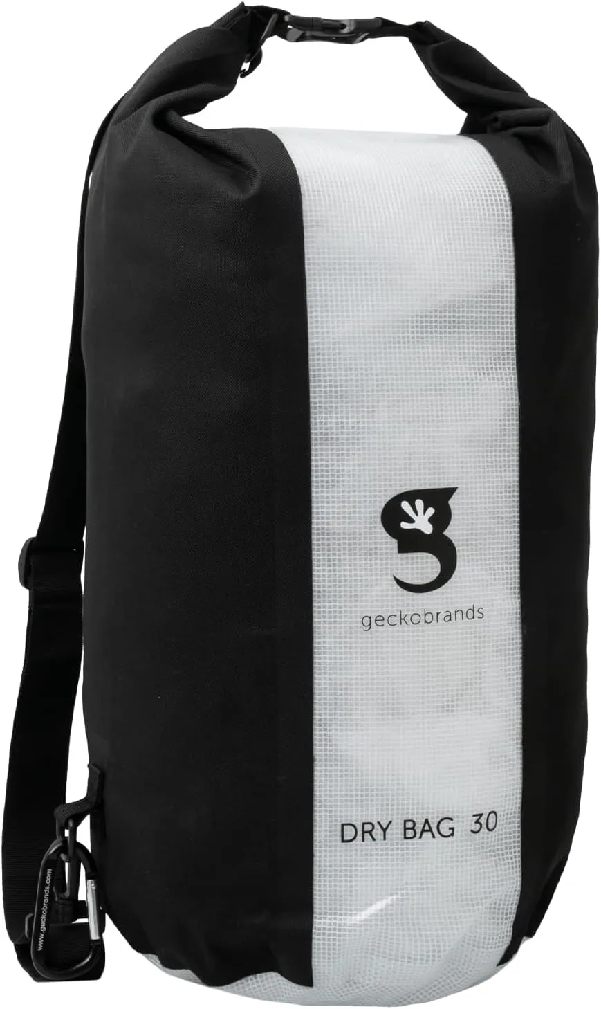 geckobrands Durable View Dry Bag – Waterproof Backpack with Translucent Panel