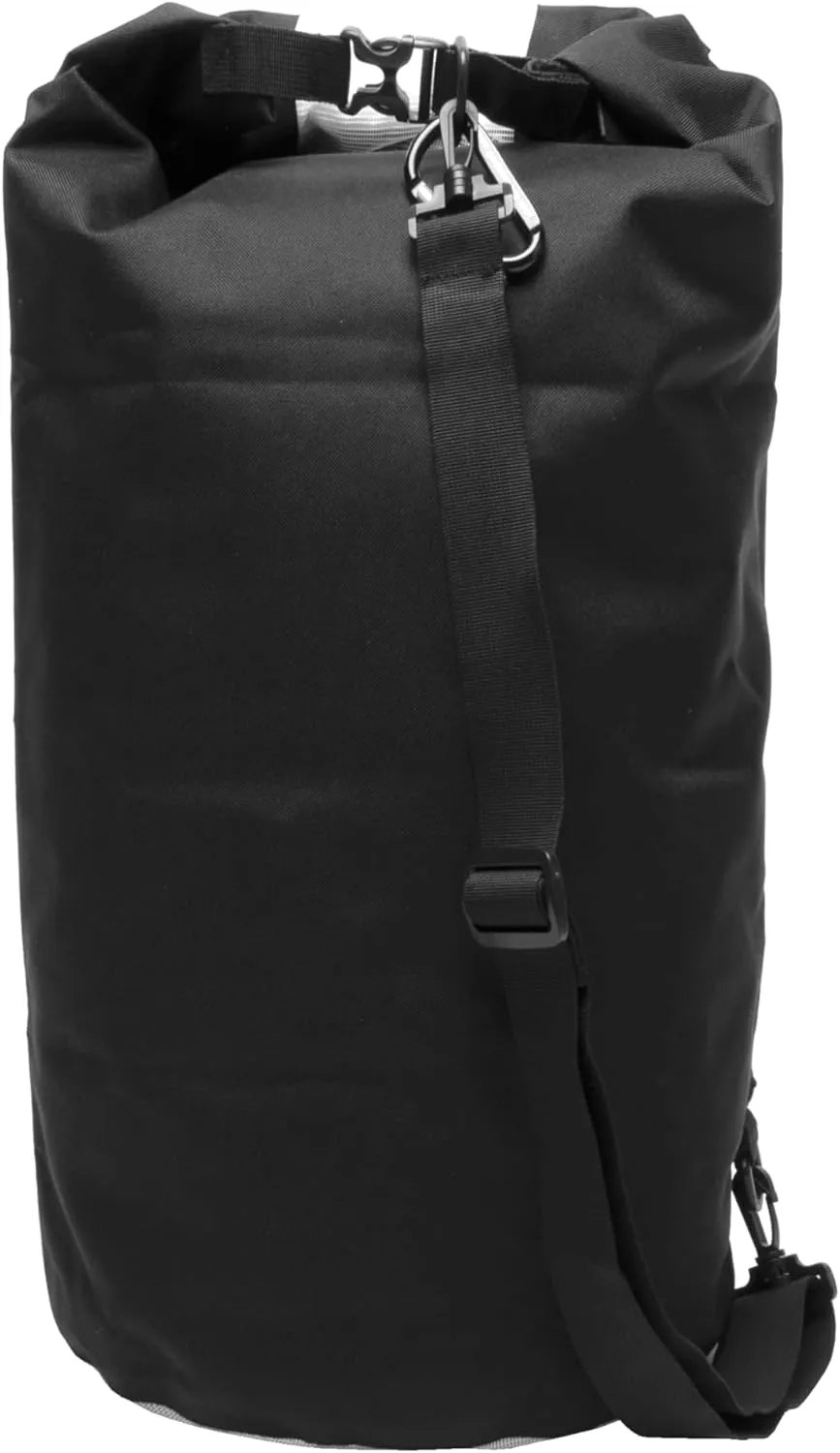 geckobrands Durable View Dry Bag – Waterproof Backpack with Translucent Panel