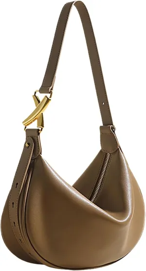 Genuine Leather Crossbody bag for Women - Shoulder Bag with Adjustable Strap, Multi-Pocket Hobo bag, Durable Design