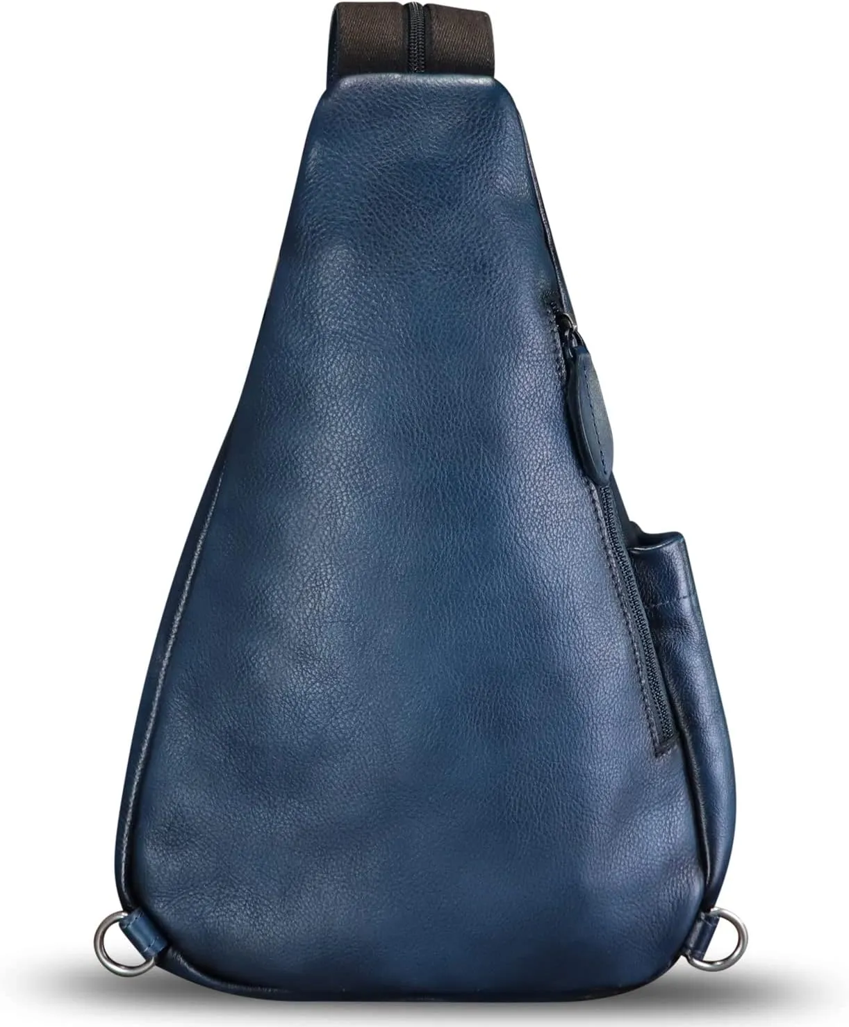 Genuine Leather Sling Bag for Men and Women Leather Sling Backpack Purses Chest Bag Crossbody Shoulder Fanny Bag