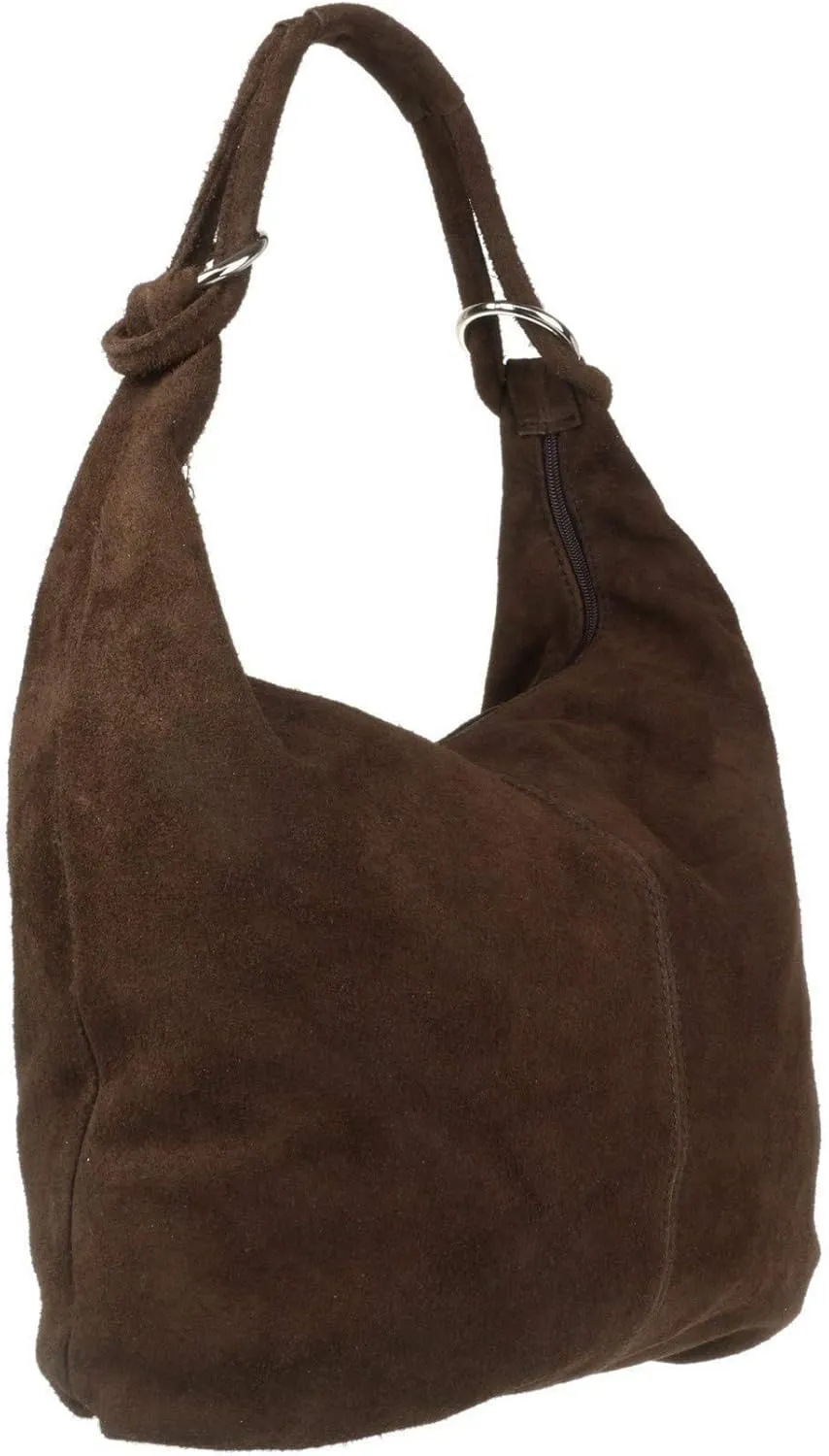 Girly HandBags Womens Hobo Italian Suede Genuine Leather Shoulder Bag