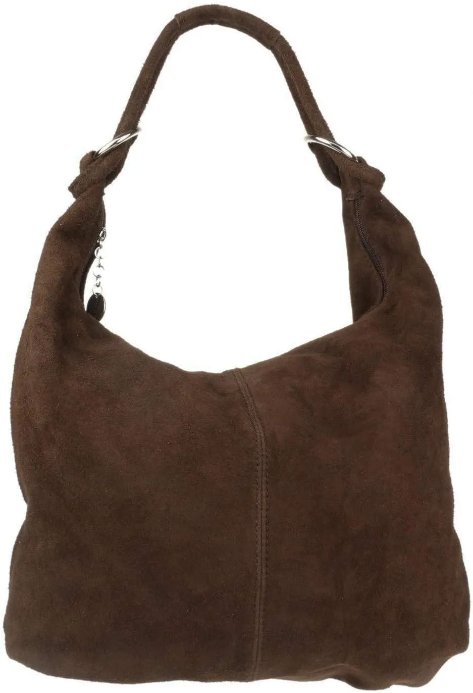 Girly HandBags Womens Hobo Italian Suede Genuine Leather Shoulder Bag