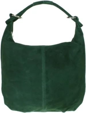 Girly HandBags Womens Hobo Italian Suede Genuine Leather Shoulder Bag