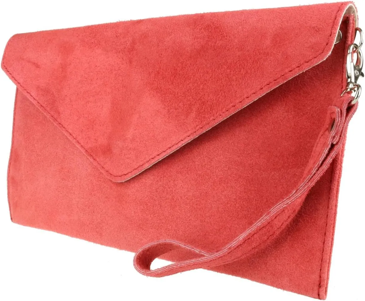 Girly HandBags Womens Plain Italian Genuine Leather Crossbody Tote Bag