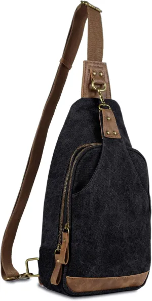 Glacier Canvas Concealed Carry Sling Bag Crossbody Backpack Purse for Men Women