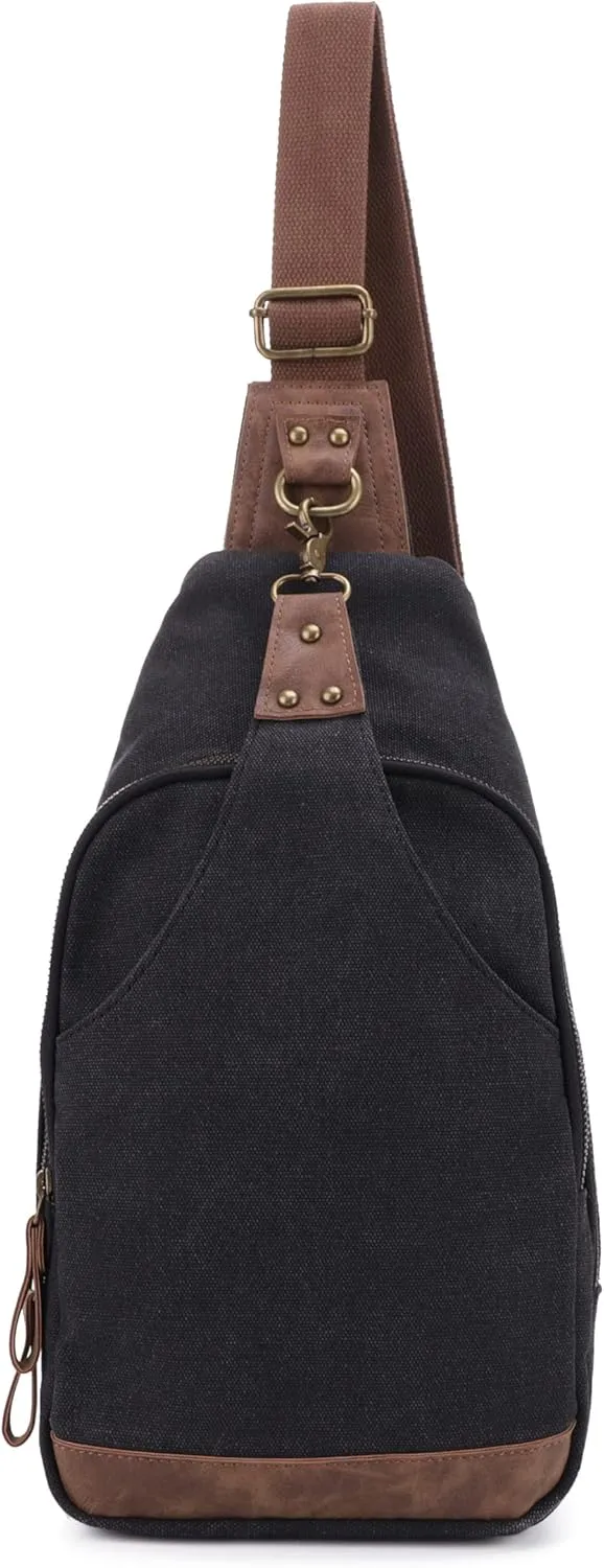 Glacier Canvas Concealed Carry Sling Bag Crossbody Backpack Purse for Men Women