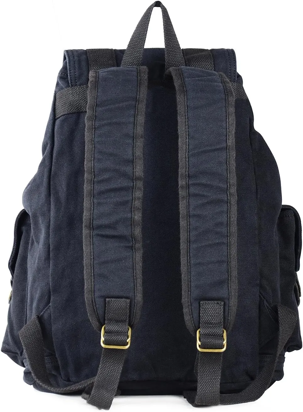 Gootium 21101GRY-S Specially High Density Thick Canvas Backpack Rucksack, Black Small Size