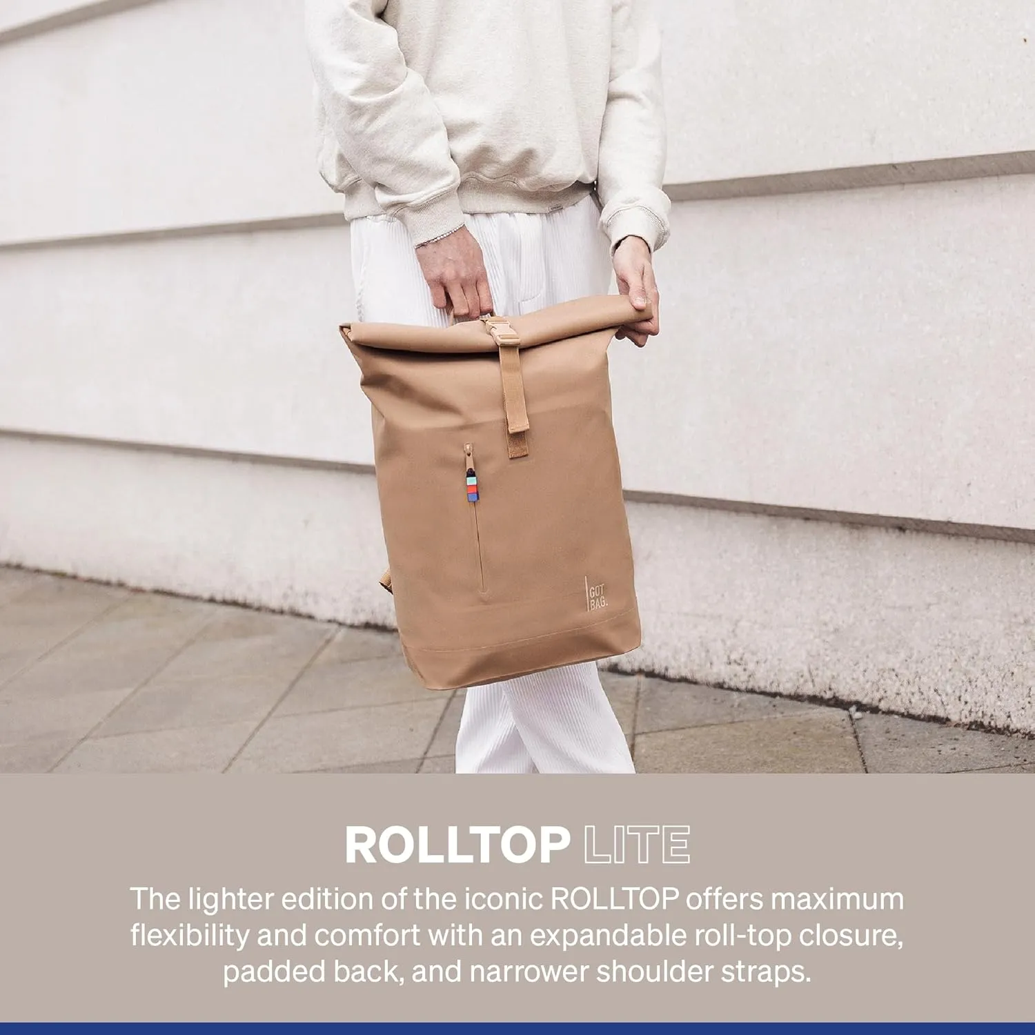 GOT BAG - ROLLTOP LITE Backpack, Hiking & Travel