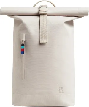 GOT BAG - ROLLTOP SMALL Backpack, Backpack for Work & Travel with a Water Bottle Holder, Eco-Conscious Bag Made of Recycled Ocean Impact Plastic™ (Softshell Color)