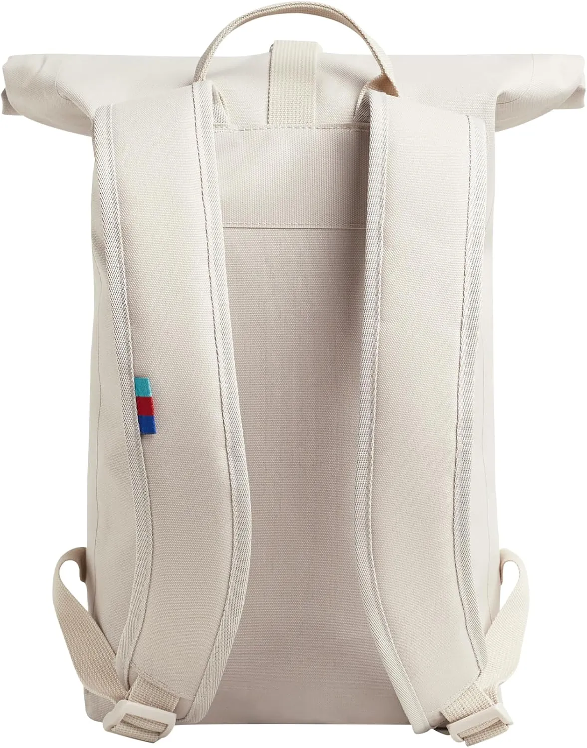 GOT BAG - ROLLTOP SMALL Backpack, Backpack for Work & Travel with a Water Bottle Holder, Eco-Conscious Bag Made of Recycled Ocean Impact Plastic™ (Softshell Color)