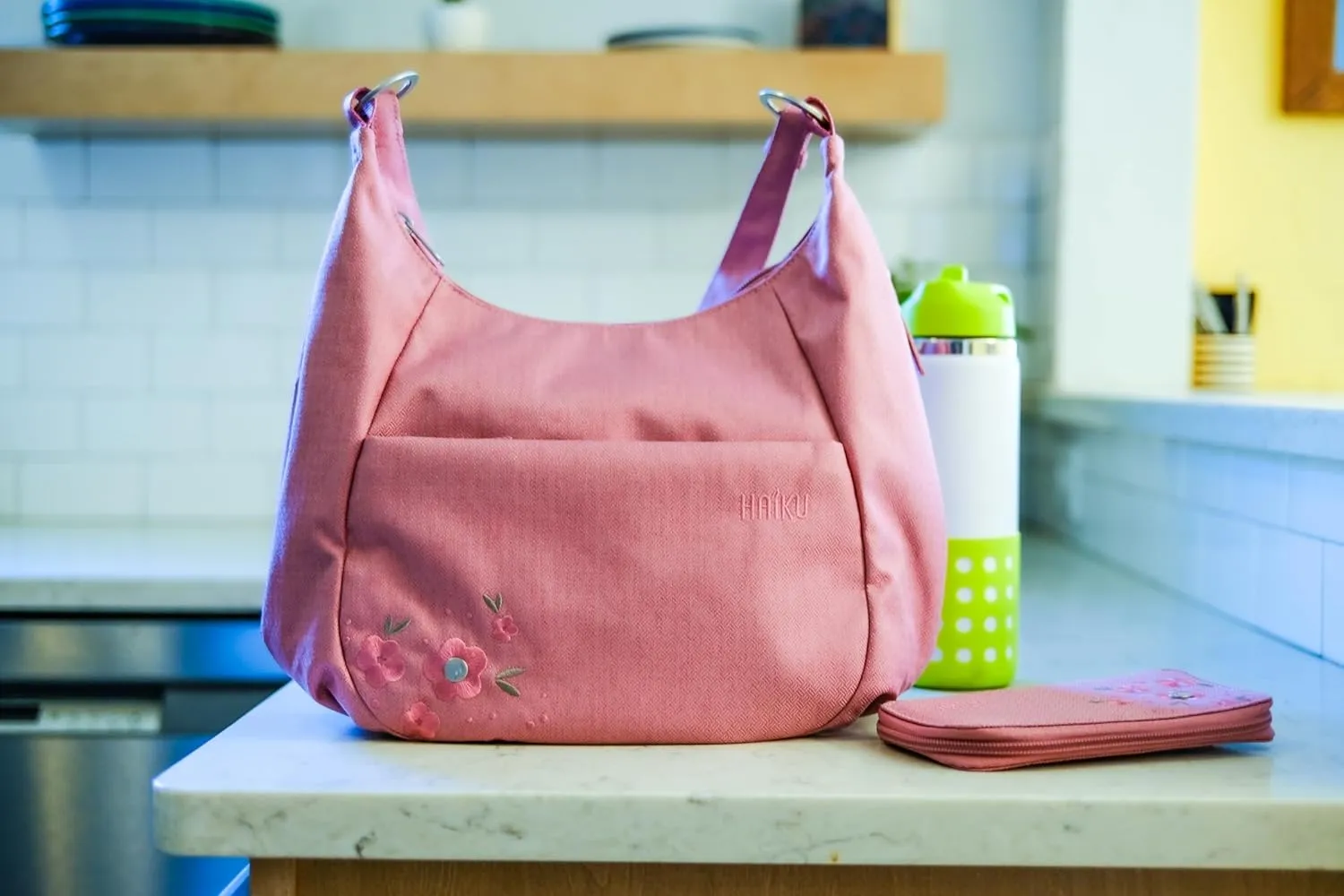 HAIKU Amble Hobo Bag with Removable Shoulder Strap and Adjustable Crossbody Strap