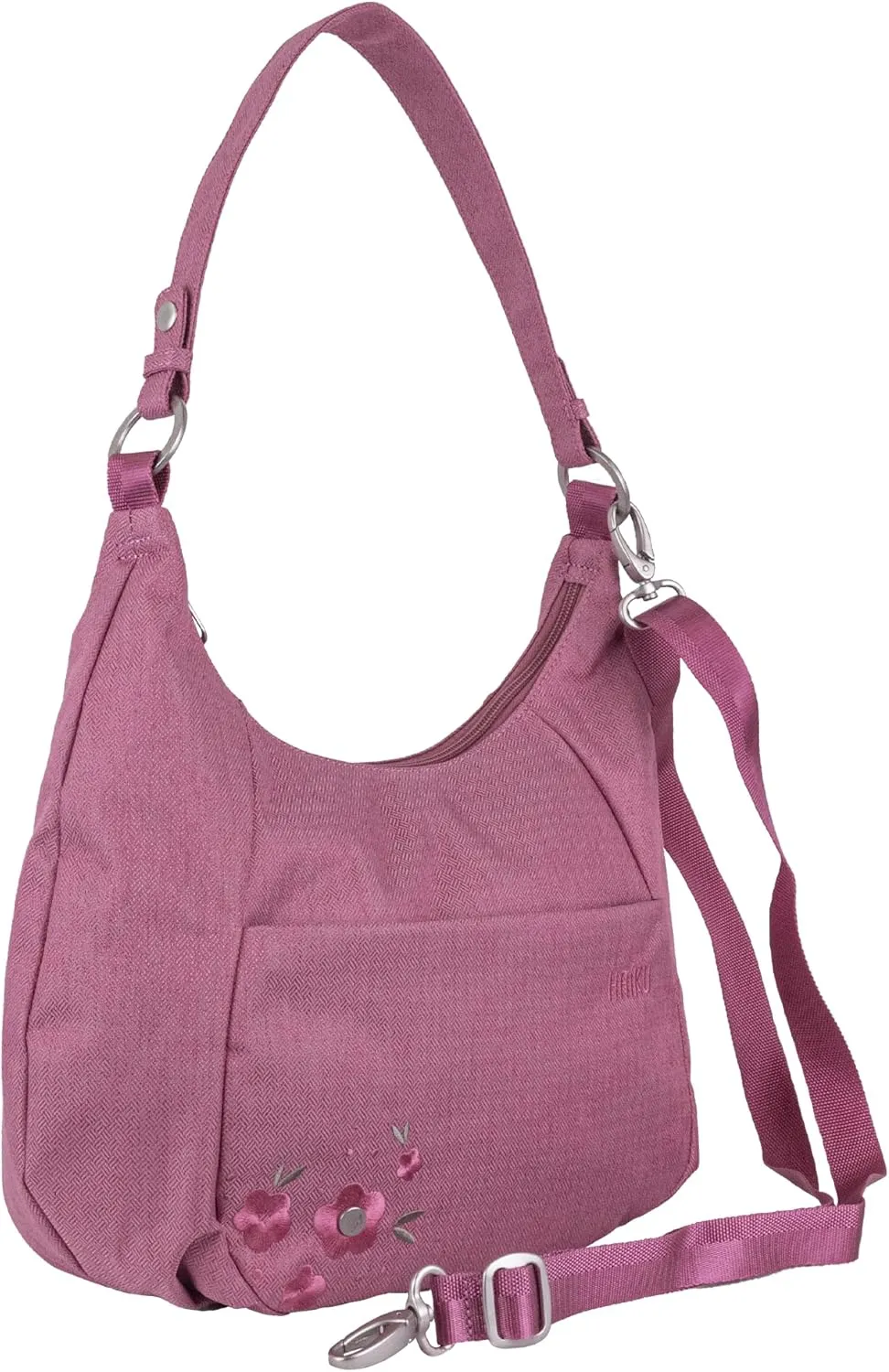 HAIKU Amble Hobo Bag with Removable Shoulder Strap and Adjustable Crossbody Strap