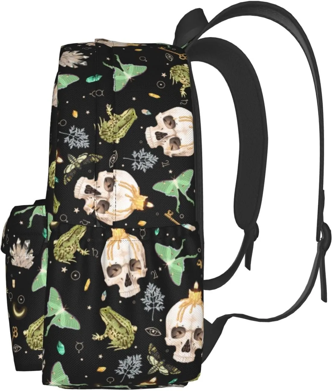 Halloween Spooky All Year Stylish Backpack With Adjustable Padded Shoulder Straps Daypacks For College Travel