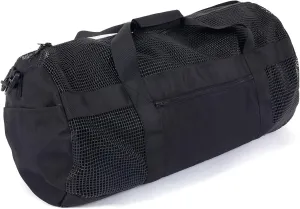 Heavy Duty Large Scuba Gear Mesh Bag, Diving and Snorkeling Gear Mesh Duffle Bag, Mesh Travel Duffel Bag, Swim, Beach and Water Sport Mesh Gear Bag (With Pocket, 40-inch)