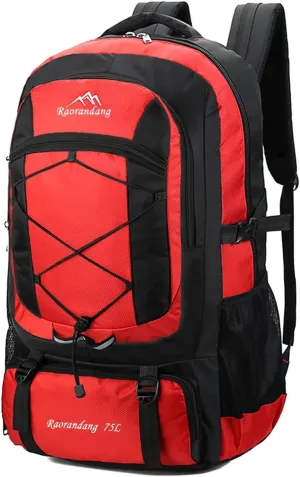 Hiking Backpack Waterproof Lightweight Durable 75L Large Capacity Travel Backpack Great for hiking, camping, trips