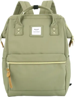 Himawari Travel Backpack with USB Charging Port 15.6 Inch Doctor Work Bag laptop backpack for Women&Men(9001- Olive Green-24#)