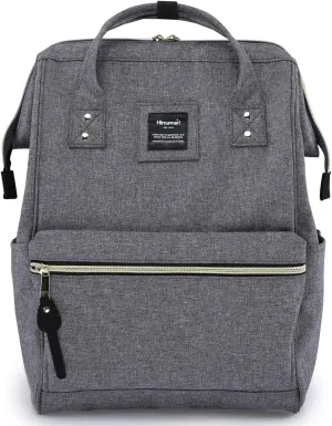 Himawari Travel School Backpack with USB Charging Port 15.6 Inch Doctor Work Bag for Women&Men College Students(USB Gray)