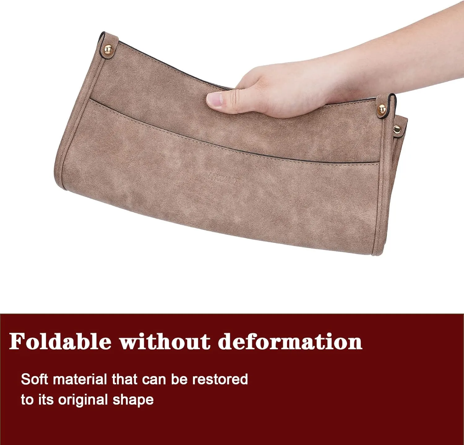 HKCLUF Crossbody Bag Purse for Women 2PCS/Set Leather Hobo Handbag Wallet Set With 2Adjustable Guitar Strap Shoulder Bag