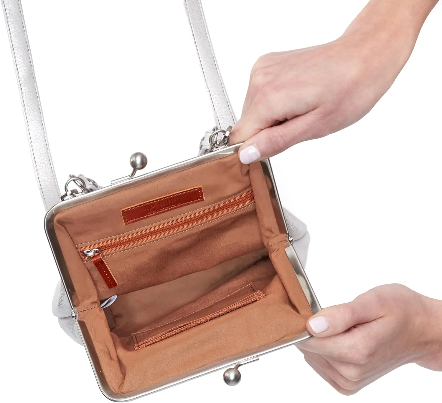 HOBO Alba Leather Crossbody Bag for Women with Vintage Design