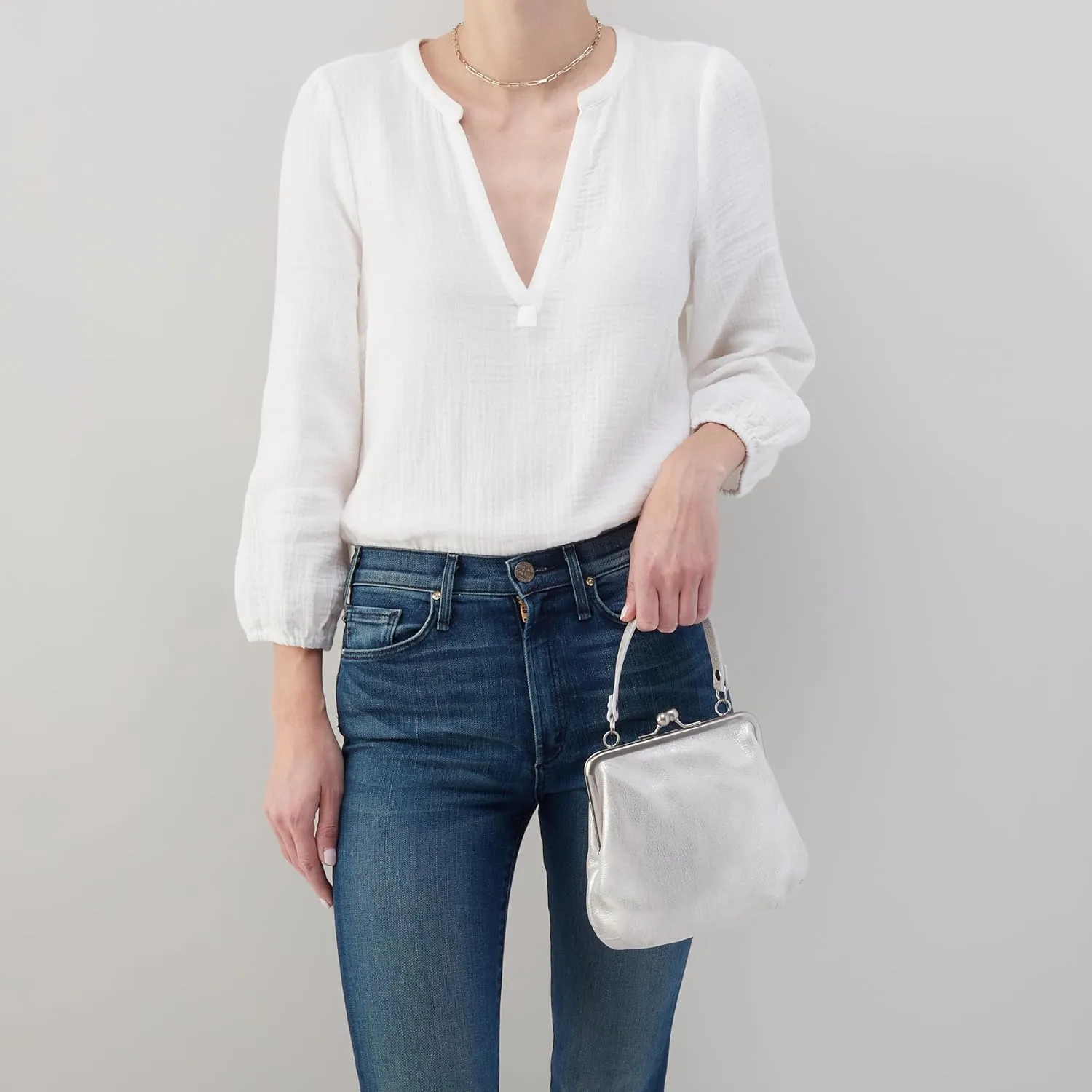HOBO Alba Leather Crossbody Bag for Women with Vintage Design