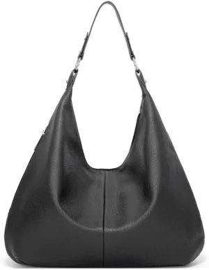 Hobo Bag for Women, Leather Tote Bag, Shoulder Purse Handbag with Zipper