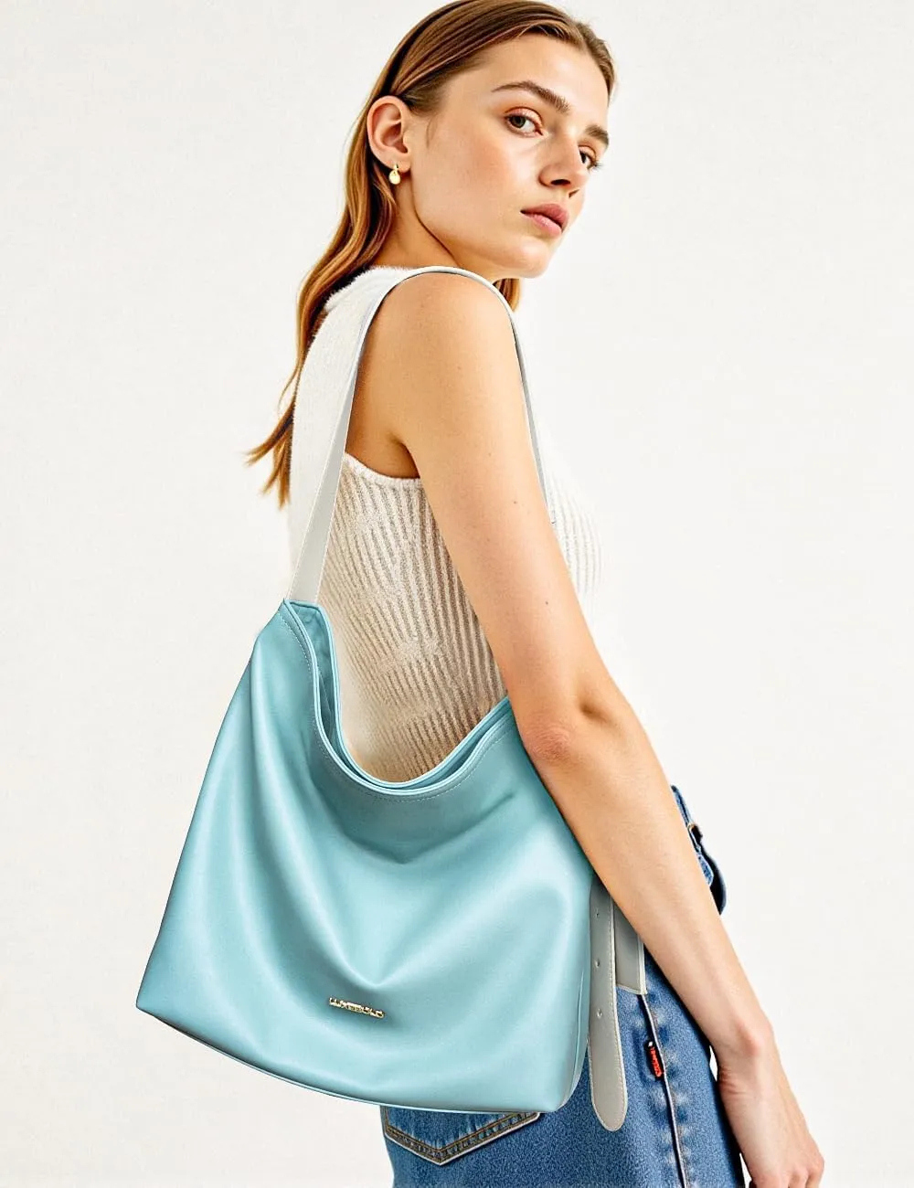 Hobo Bag for Women Shoulder Handbags with Phone Pocket Tote Purses