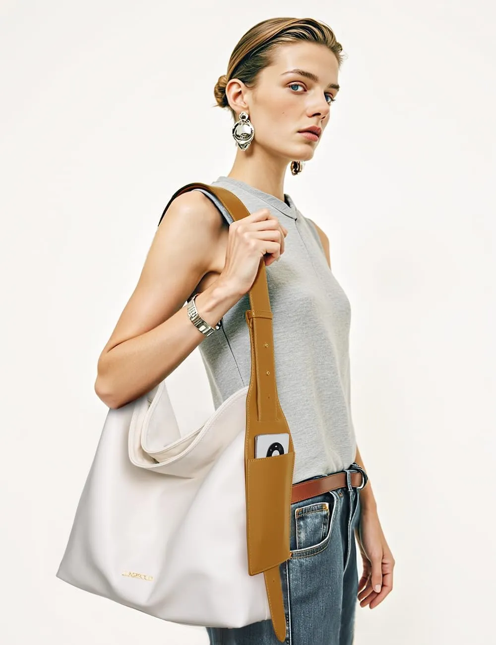 Hobo Bag for Women Shoulder Handbags with Phone Pocket Tote Purses