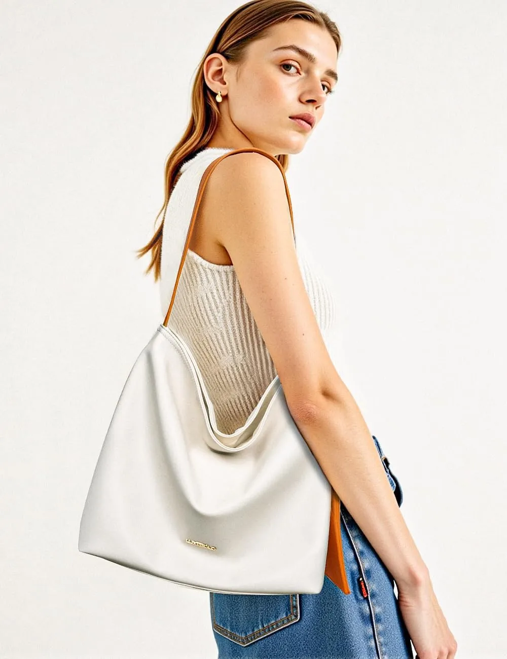 Hobo Bag for Women Shoulder Handbags with Phone Pocket Tote Purses