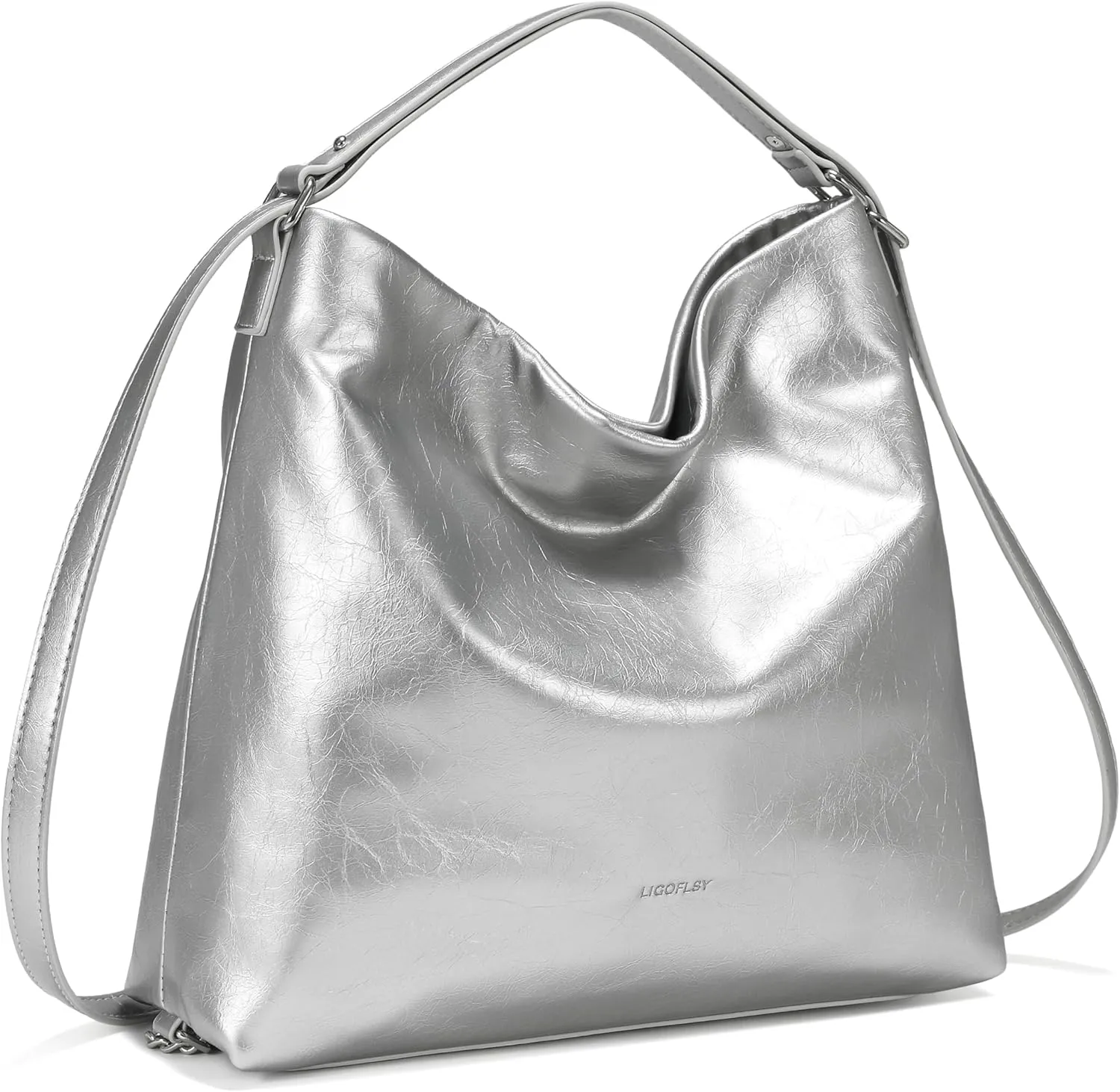 Hobo Bag for Women Vegan Leather Backpack Designer Top Handle Tote Satchel Large Soft Shoulder Purses Handbags