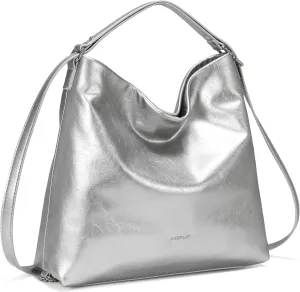 Hobo Bag for Women Vegan Leather Backpack Designer Top Handle Tote Satchel Large Soft Shoulder Purses Handbags