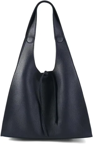 Hobo Bags for Women Soft Pu Leather Shoulder Handbag Slouchy Tote Purses Stylish Triangle Shaped Bag for Work