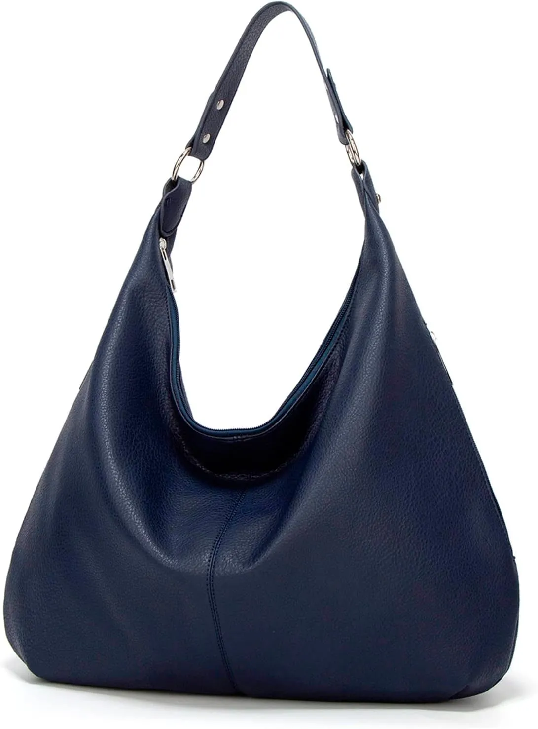 Hobo Bags for Women Soft PU Leather Slouchy Bag Shoulder Purse with Zipper