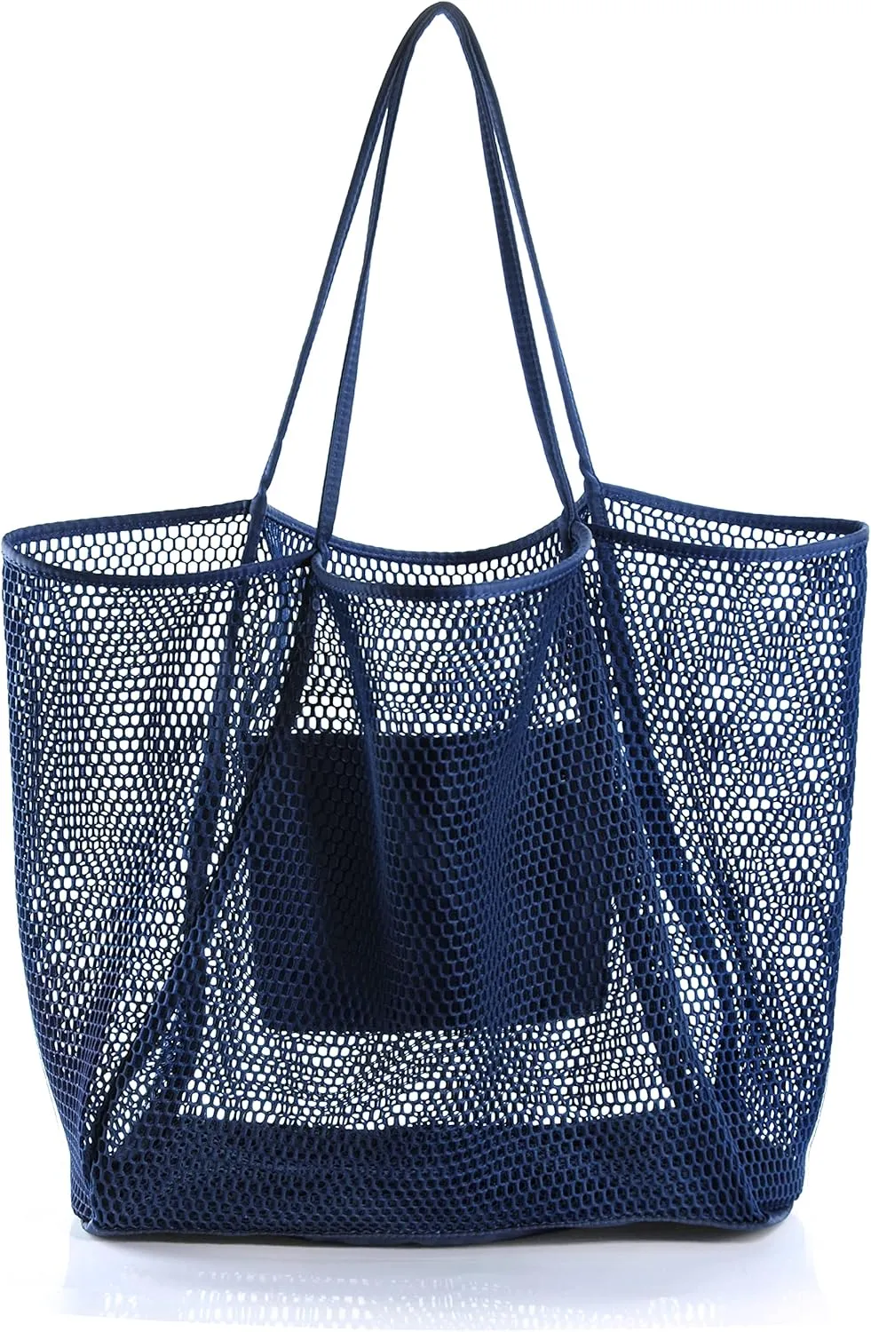 HOXIS Mesh Beach Tote Womens Shoulder Handbag