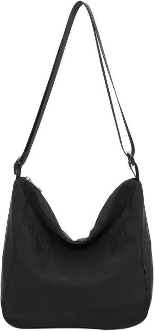I IHAYNER Hobo Crossbody Bags for Women Men Nylon Messenger Bag Casual Shouder Purse Lightweight