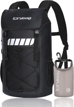 IDRYBAG Waterproof Backpack for Men 25L/45L, Dry Bags Kayak, Dry Backpack Camping Hiking