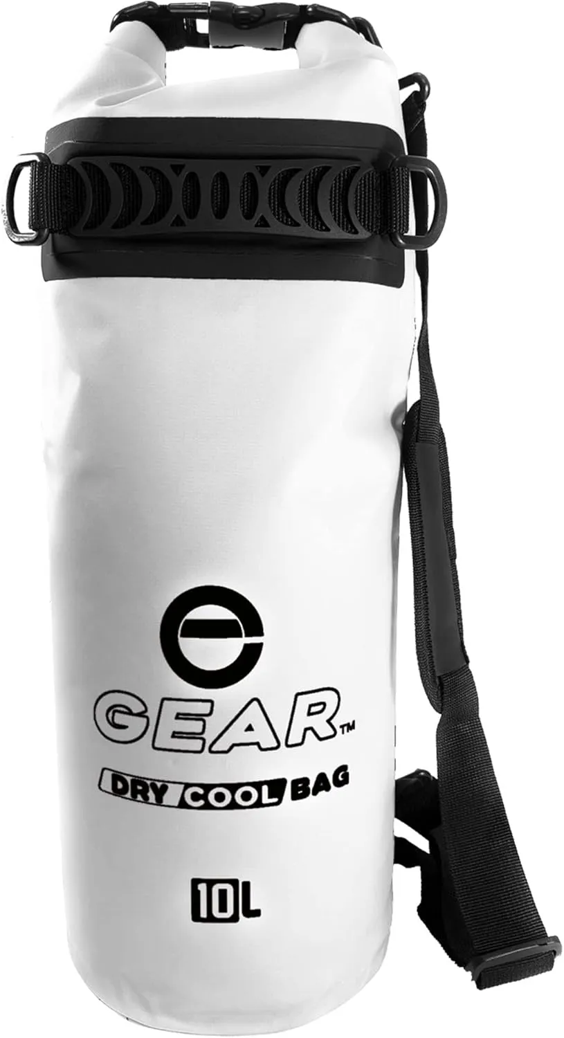 Insulated Dry Bag Floating Cooler – 10L / 15L / 25L Roll Top, Leak Proof, Waterproof, Collapsible, with Padded Shoulder Strap - Perfect for Kayaking Fishing Beach