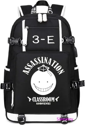 ISaikoy Anime Assassination Classroom Backpack Satchel Bookbag Daypack School Bag Shoulder Bag Style1