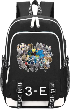 ISaikoy Anime Assassination Classroom Backpack Shoulder Bag Bookbag Student Satchel School Bag Daypack 11